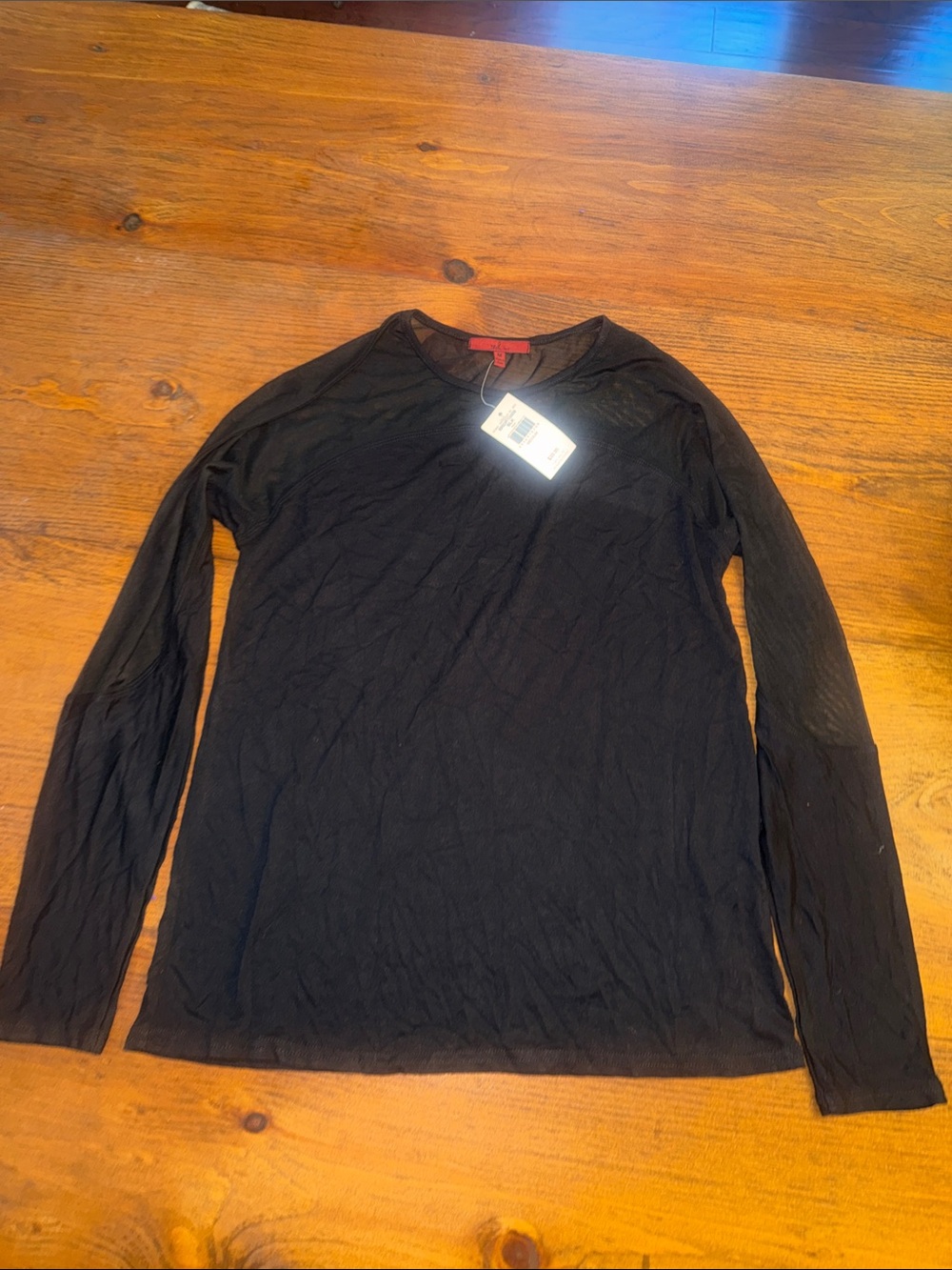 Buckle women’s Black Long-Sleeve Crew Neck Shirt